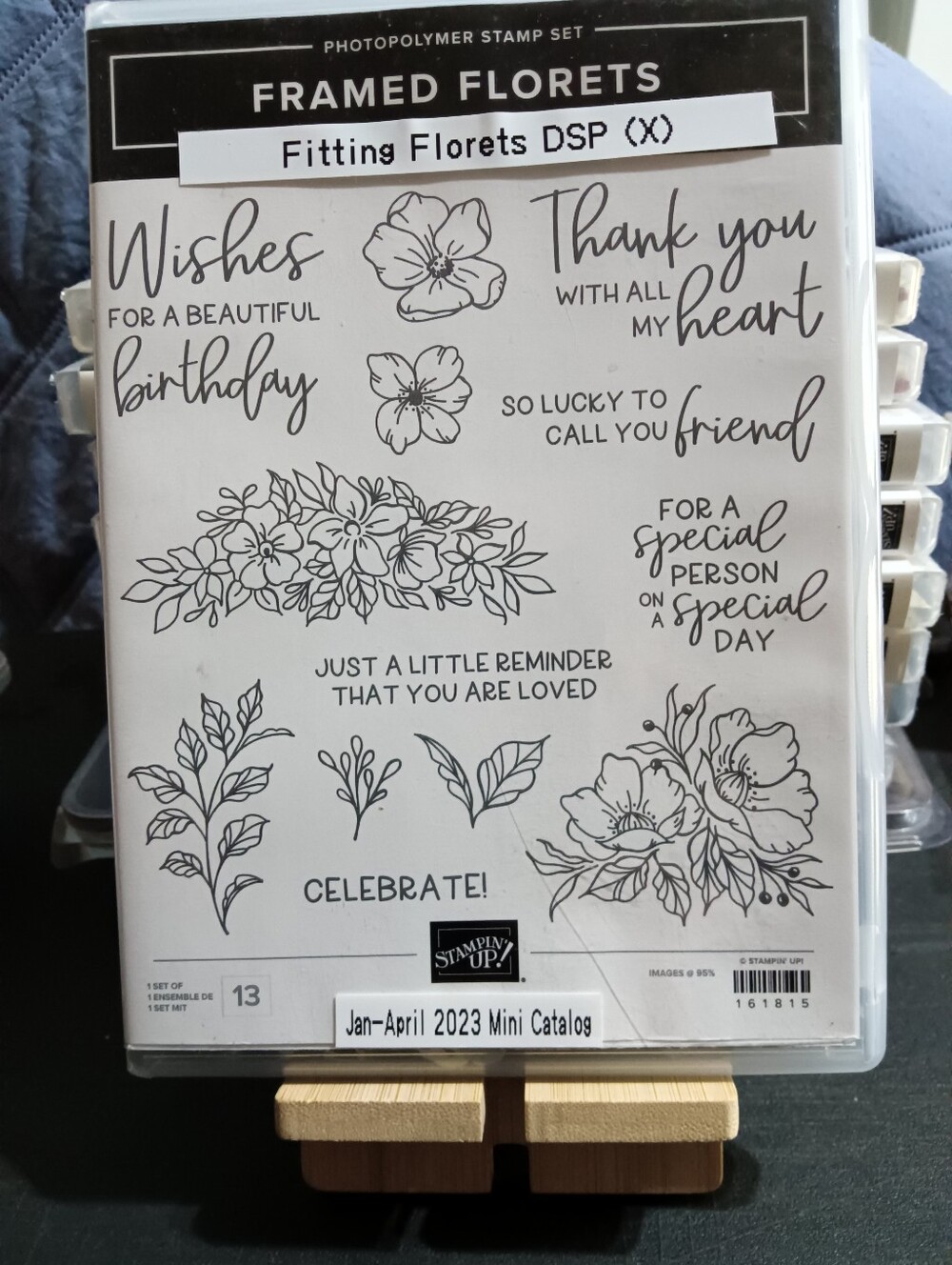 Stampin' Up! "Framed Florets" Photopolymer Stamp Set & Dies